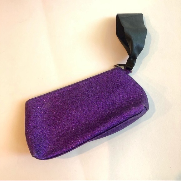 Victoria’s Secret Purple Sparkle Pouch Makeup Bag - Picture 5 of 5